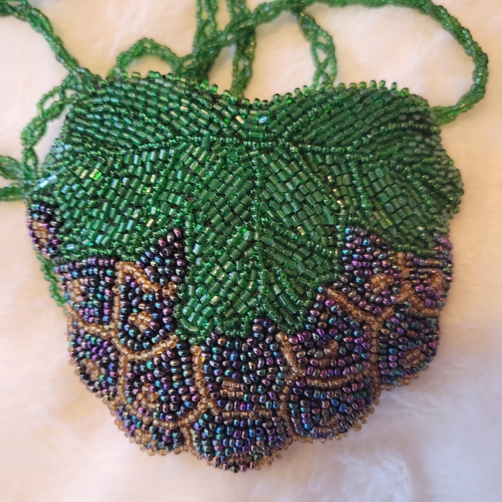 Vintage Beaded Coin Purse
